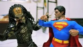 Superman Stop motion - Man of Steel VS Predator 超人與終極戰士