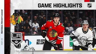 Blackhawks @ Kings 3/24 | NHL Highlights 2022