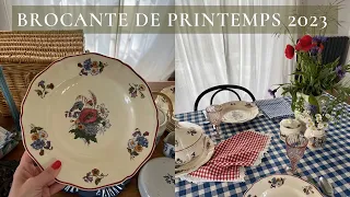 HUGE haul flea markets / Spring 2023 flea market / shopping brocante