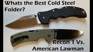 Best Cold Steel Knife? Recon 1 VS American Lawman