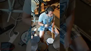 Drum cover of Get up I feel like being a sex machine, pts 1 and 2 by James Brown