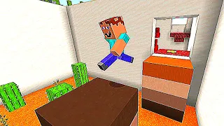 Minecraft parkour corridor