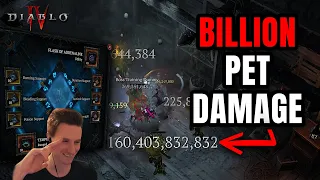 BILLION PET DAMAGE! Possible on ALL Classes Season 3 Diablo 4