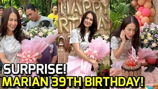 SURPRISE! Marian Rivera 39th Birthday sa Set ng "Against All Odds" NAGULAT siya sa Pakulo nila!