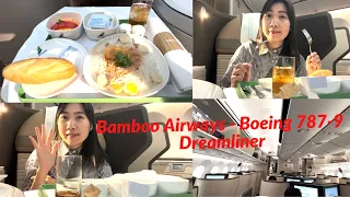 V217 || BAMBOO AIRWAYS BUSINESS CLASS | SAIGON-HANOI TRIP -BOEING 787-9 DREAMLINER