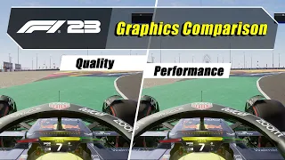 F1 23 (PS5) - Graphics Settings - Quality VS Performance (4K@60)