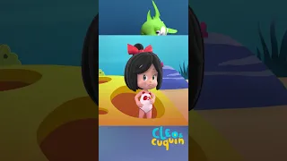 Dance under the sea Baby Shark with Cleo and Cuquín #Childrenssongs #CleoyCuquin #Shorts