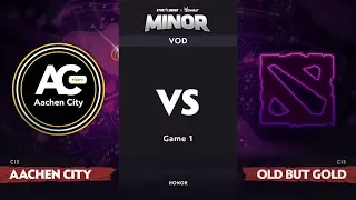 [RU] Aachen City Esports vs Old But Gold, Game 1, CIS Qualifiers, StarLadder ImbaTV Dota 2 Minor