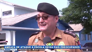 Band Cidade 2ª edição (27/03/2019) - Ameaça de ataque em escola deixa comunidade preocupados