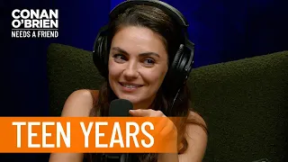 Mila Kunis Is Glad She Didn't Grow Up With Social Media | Conan O’Brien Needs a Friend