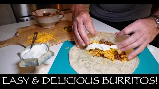 "Epic Homemade Burritos Recipe | Spicy Italian Sausage, Jalapeños & Beer Pairing 🌯🍺"