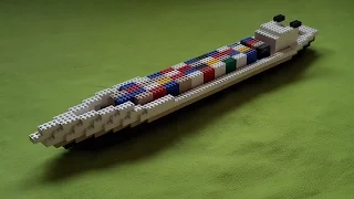"Tutorial" Building Lego Container Ship