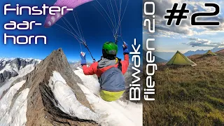 Finsteraarhorn & Glaciers: Bivvy Flying with Bänz #2 | Swiss German, English Subtitles