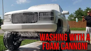 How I wash my Truck (Using a FOAM CANNON)