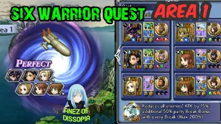 SHINRYU Made Easy #4 NO Kam No Boss Turn run Six Warrior Quest Area 1 (34 turns)