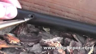 How To Repair Holes in Drip Irrigation Tubing