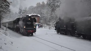 Rozjezd vlaku R 10301 ze stanice Karlov pod Ještědem