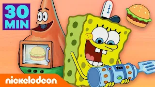 SpongeBob | Penemuan-Penemuan Makanan Krabby Patty Terbaik! | Nickelodeon Bahasa