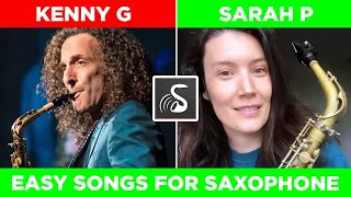 Easy Songs for Saxophone - Kenny G Edition with Notes / Follow Along