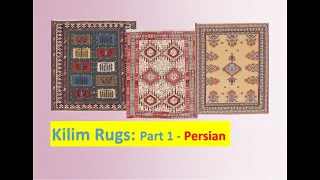 Handmade Kilim Carpets: Part1 - PERSIAN Kelim  Rugs