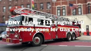 **Full-house + PA300** FDNY Ladder 113 & Engine 249 Responding for a gas leak