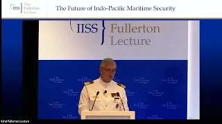 42nd IISS Fullerton Lecture - Germany's Chief of Navy, Vice Admiral Kay-Achim Schönbach