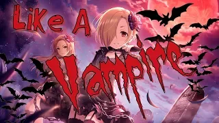 Nightcore - Like A Vampire (Lyrics)