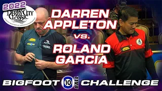 10-BALL: DARREN APPLETON VS. ROLAND GARCIA - 2022 DERBY CITY CLASSIC