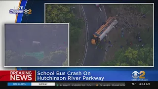 School bus overturns in the Bronx