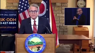 Ohio Governor DeWine holds COVID-19 news conference on hospital situation | Nov. 23, 2020
