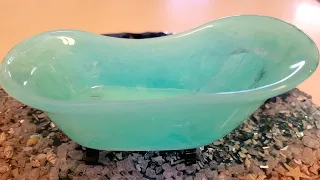 I JUST Got This Mold!!  Learn How I made This Beautiful OCEAN Marbled Bath Tub with Resin!