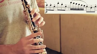 Clarinet excerpt from Shostakovich’s  9th symphony, 3rd mvt.