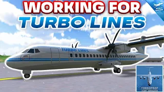 Working As TURBO LINES PILOT | Turboprop Flight Simulator