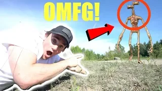 We hunted the REAL Siren Head and you won't believe what happened! (He attacked us) (He is HUGE!!)