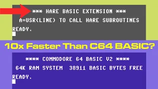 10x Faster Than C64 BASIC? Hare Basic