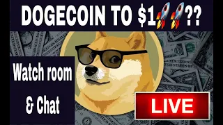 Dogecoin LIVE | CRASHING? CHATROOM