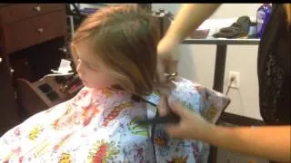 Lilianna donates her hair