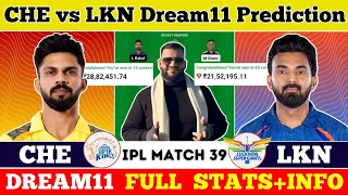 CHE vs LKN Dream11 Prediction|CSK vs LKN Dream11 Prediction|CHE vs LKN Dream11 Team|