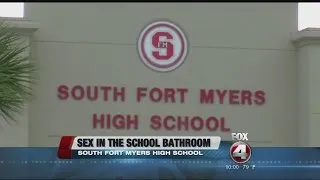 Girl has sex with multiple guys in Fort Myers high school bathroom