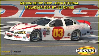 iRacing ARCA Talladega Guide to Qualifying and Race 23S4