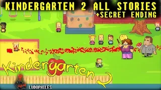 Kindergarten 2 All Stories + Secret Ending Full Playthrough / Longplay / Walkthrough (no commentary)