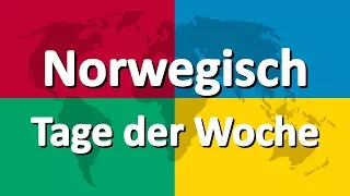 Norwegisch lernen Teil 1 | Tage der Woche