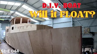 D.I.Y Boat. Will it FLOAT? Building Dragonfly E 44