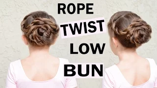 Rope twist bun - Prom hairstyle