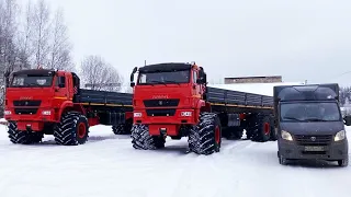 Вездеход ЯМАЛ, огромный грузовой внедорожник для Зимника севера