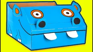 Craft Ideas with Boxes - Hippo Boat | DIY on Box Yourself