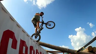 This line was terrifying even without a bike! | 2022 Bentonville Bike Fest