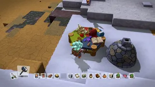 Dragon Quest Builders 2 - Build Throne Room & Royal Bedchamber - Tablet Targets Gameplay