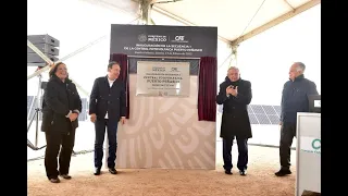 Inauguración - primera etapa. Central Fotovoltaica Puerto Peñasco.