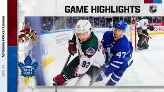 Coyotes @ Maple Leafs 3/10 | NHL Highlights 2022